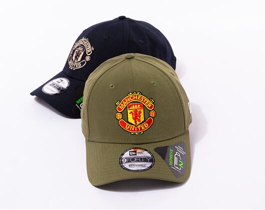 Kšiltovka New Era 9FORTY Seasonal Pop Manchester United FC New Olive / Team Color