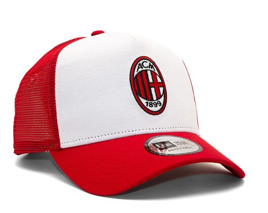 Kšiltovka New Era 9FORTY A-Frame Trucker Core AC Milan White / Scarlet White / Scarlet