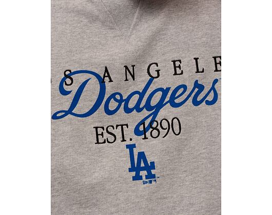 Mikina New Era MLB Lifestyle Crewneck Los Angeles Dodgers Heather Grey / Navy