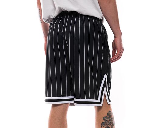 Kraťasy Karl Kani - Small Signature Pinstripe Mesh Shorts - Black/White