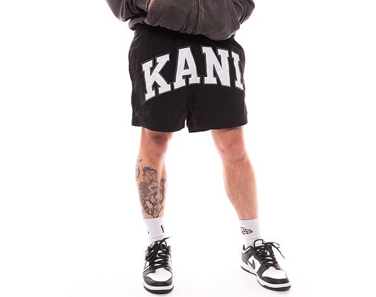 Kraťasy Karl Kani Serif Board Shorts black/white