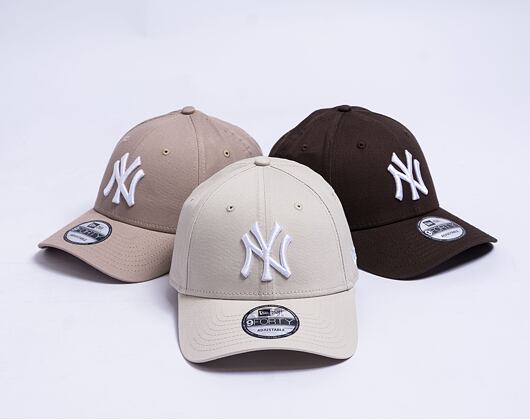 Kšiltovka New Era - MLB Essential 9FORTY - NY Yankees - Stone / White