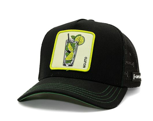 Kšiltovka Capslab Trucker - Mojito - Black / Lime Green