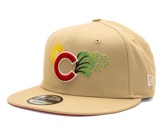 Kšiltovka New Era 9FIFTY MLB Summer Icon Chicago Cubs Retro - Oat Milk