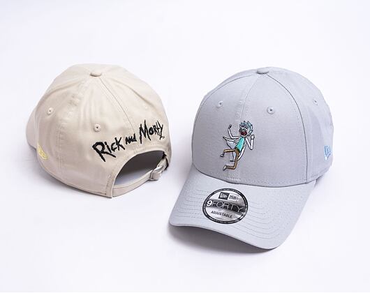 Kšiltovka New Era 9FORTY Character Rick and Morty - Dark Grey