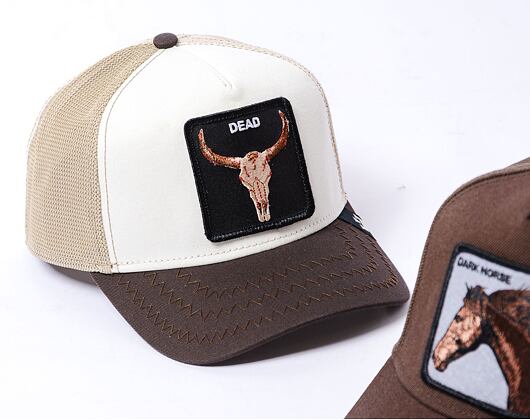 Kšiltovka Goorin - Trucker - The Dead Skull - Brown