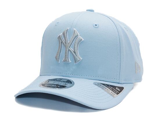 Kšiltovka New Era - MLB World Series 9FIFTY Original Fit - NY Yankees - Pastel Blue / Gray