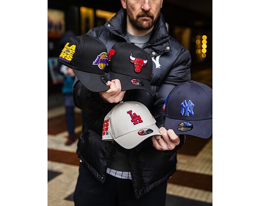 Kšiltovka New Era - MLB Side Patch 9FORTY - LA Dodgers - Stone