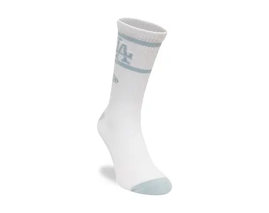 Ponožky New Era - MLB Seasonal Crew - LA Dodgers - White / Pastel Blue