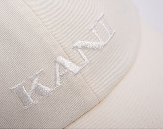 Kšiltovka Karl Kani - Retro Distress Dad Cap - off white