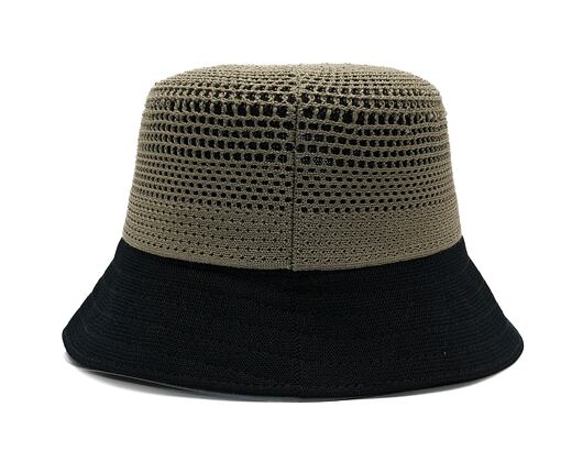 Klobouk Kangol - Double Mesh Lahinch - Warm Grey/Black