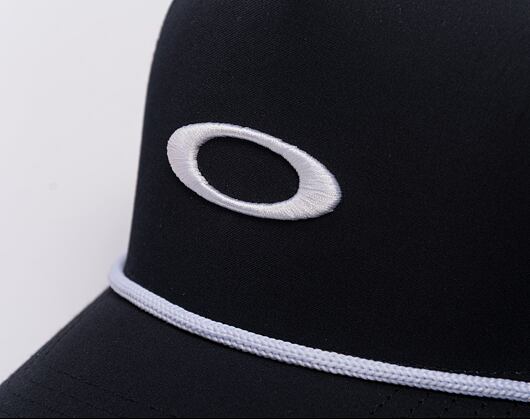 Kšiltovka Oakley - Oakley Ellipse Rope Hat - Black/White
