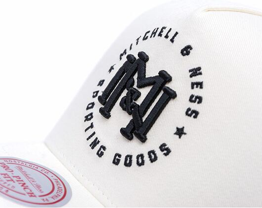 Kšiltovka Mitchell & Ness - Branded - Interlock Crest Pro Snapback - Cream