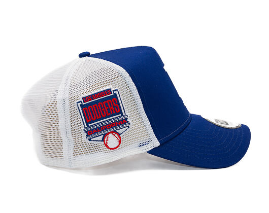Kšiltovka New Era - MLB Side Patch 9FORTY Trucker - LA Dodgers - Blue