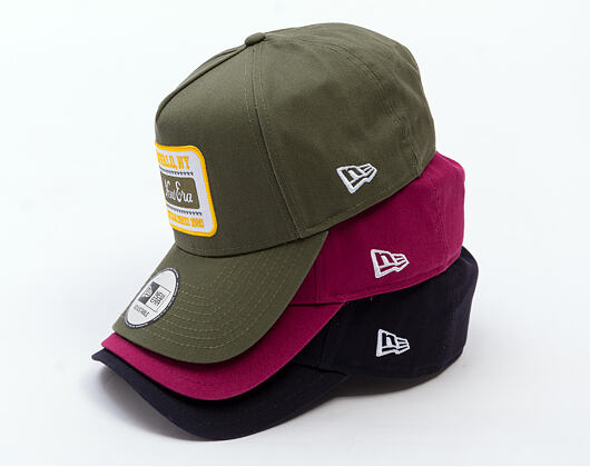 Kšiltovka New Era - Branded Washed Patch 9FORTY A-Frame - Navy