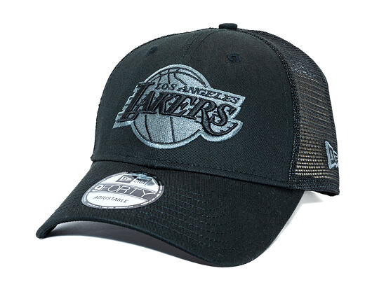 Kšiltovka New Era - NBA Homefield Trucker 9FORTY - LA Lakers - Black / Grey