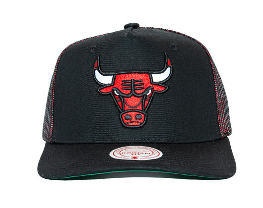 Kšiltovka Mitchell & Ness - NBA Tremor Trucker - Chicago Bulls - Black
