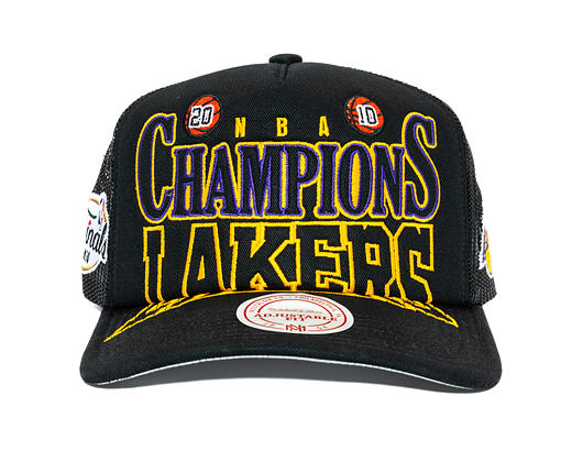 Kšiltovka Mitchell & Ness - NBA Big Champ Trucker - LA Lakers - Black