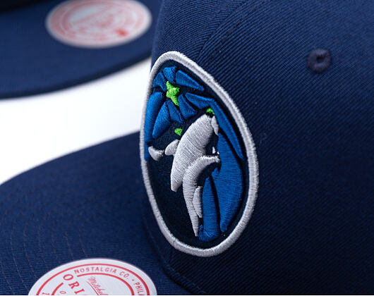 Kšiltovka Mitchell & Ness - NBA Team Ground 2.0 Snapback - Minnesota Timberwolves - Blue