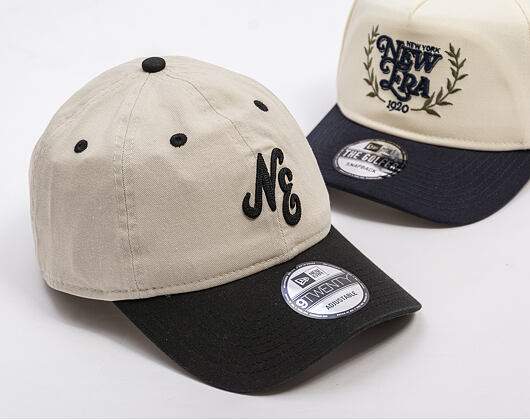 Kšiltovka New Era - Branded 9TWENTY - Stone / Black