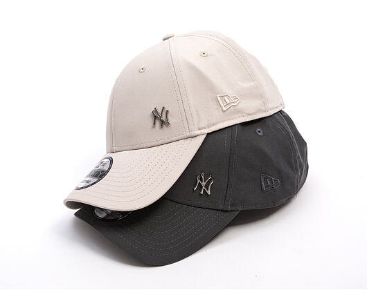 Kšiltovka New Era - MLB Flawless 9FORTY - NY Yankees - Grey