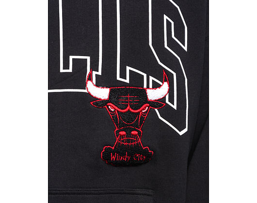 Mikina Mitchell & Ness - NBA Logo Over Hoodie - Chicago Bulls - Black