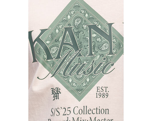 Triko Karl Kani - Kani Music Paisley Print T-Shirt - White