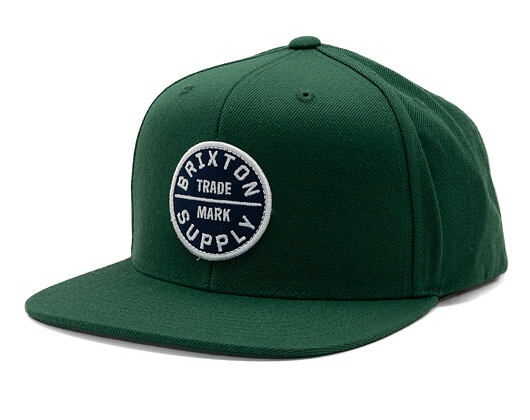 Kšiltovka Brixton - Oath Iii Snapback - Pine Needle/Pine Needle