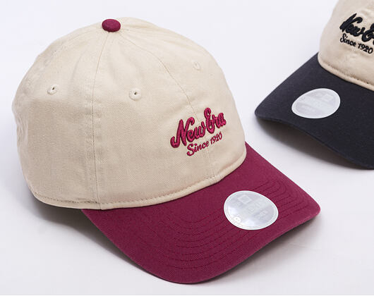 Dámská Kšiltovka New Era - Branded Branded 9TWENTY 9TWENTY - Cream / Cherry