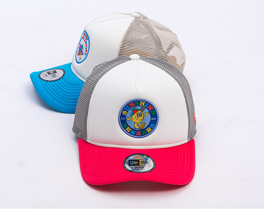 Dětská Kšiltovka New Era - Branded Graphic Patch 9FORTY Trucker - Coral