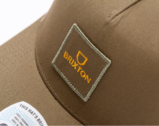 Kšiltovka Brixton - Alpha Block X C Mp Mesh Cap - Ivy Green/Sand