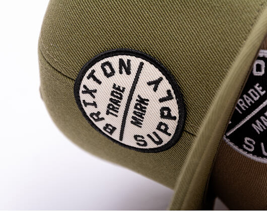 Kšiltovka Brixton - Oath Iii Snapback - Olive Surplus/Whitecap