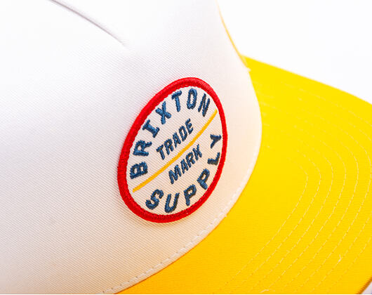 Kšiltovka Brixton - Oath Mp Trucker Hat - Yellow/White/Yellow