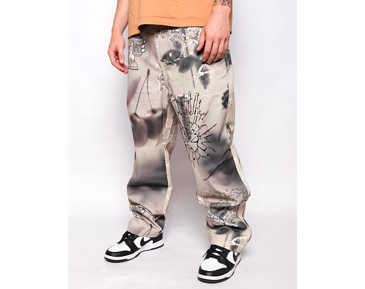 Kalhoty Rip N Dip - Stargazing Carpenter Wide Leg Pants Multi