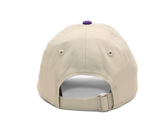 Dětská Kšiltovka New Era - NBA Color Block 9FORTY - LA Lakers - Stone / Purple