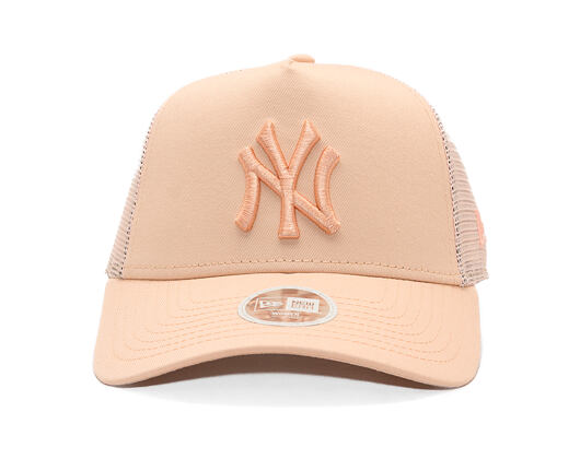 Dámská Kšiltovka New Era - MLB League Essential 9FORTY Trucker - NY Yankees - Light Pink
