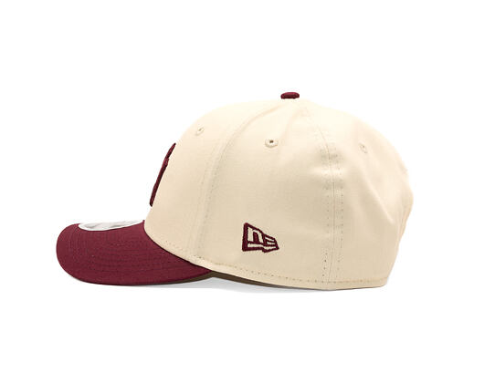 Kšiltovka New Era - MLB WS Patch Retro 9FORTY M-CROWN - NY Yankees - Cream / Burgundy