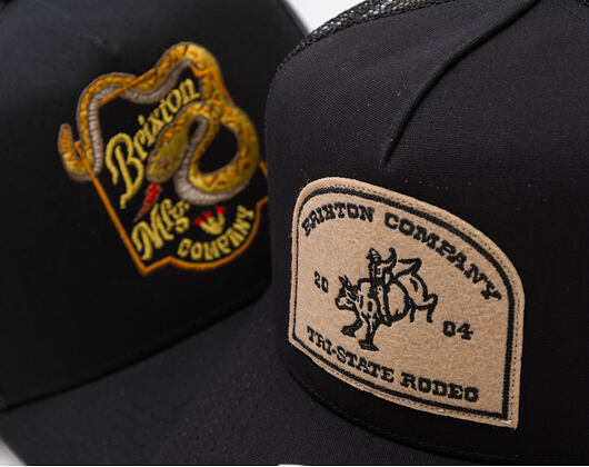 Kšiltovka Brixton - Danforth C Np Mp Trucker Hat - Black/Black