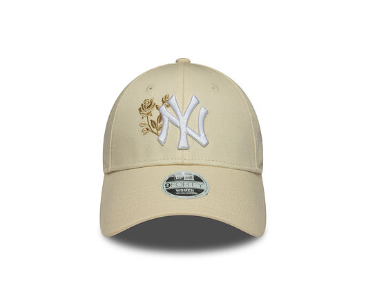 Dámská Kšiltovka New Era - MLB Roses 9FORTY - NY Yankees - Cream