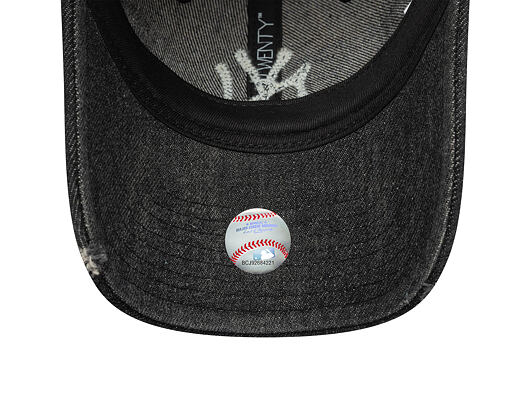 Dámská Kšiltovka New Era - MLB Wash & Distressed Denim 9TWENTY - NY Yankees - Black