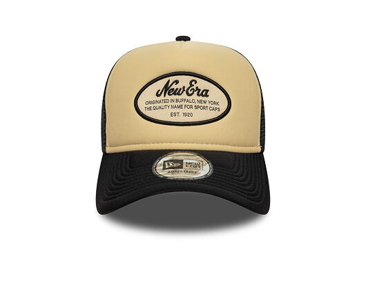 Kšiltovka New Era - Western Oval Patch Foam 9FORTY Trucker - Black / White