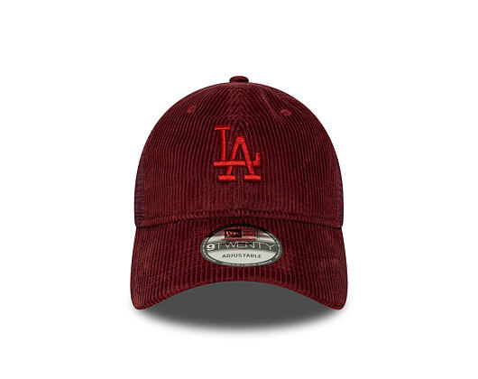 Kšiltovka New Era - MLB Cord 9TWENTY - LA Dodgers - Burgundy