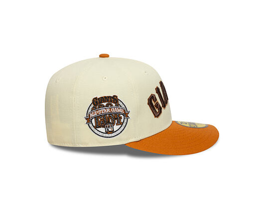 Kšiltovka New Era - MLB 1984 ASG Pin Pre-Curved 59FIFTY - SF Giants - Cream / Brown