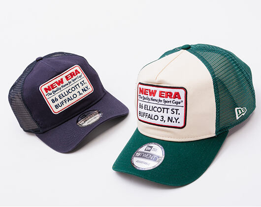 Kšiltovka New Era - Sporty Patch Mesh Golfer 19TWENTY - Cream / Dark Green