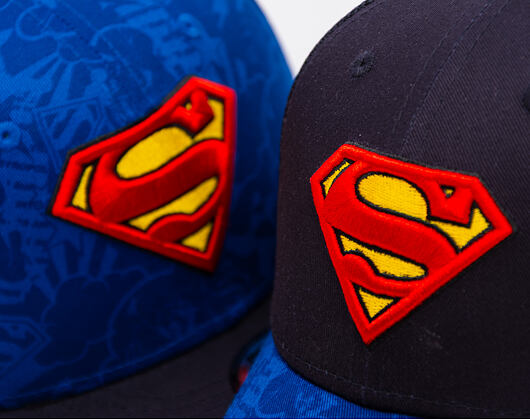 Dětská Kšiltovka New Era - Seasonal Superman 9FIFTY - Azure