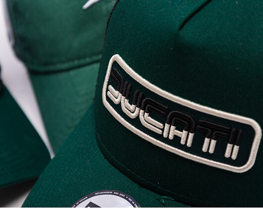 Kšiltovka New Era - DUCATI MOTOR Seasonal 9FORTY Trucker - Dark Green