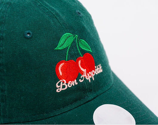 Dámská Kšiltovka New Era - Phrase - Bon Appétit 9TWENTY - Dark Green