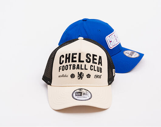 Kšiltovka New Era - Seasonal 9FORTY Trucker - Chelsea FC Lion Crest - Cream