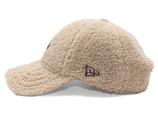 Kšiltovka New Era - MLB Borg Teddy Fleece 9FORTY - LA Dodgers - Cream