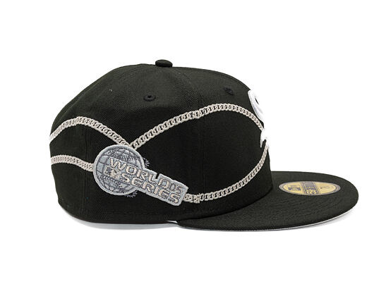 Kšiltovka New Era - MLB Chain Wrap 59FIFTY - Chicago White Sox - Black